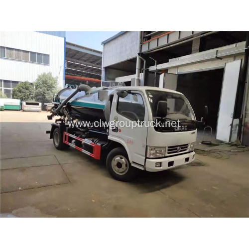 5cbm fecal suction truck vacuum truck